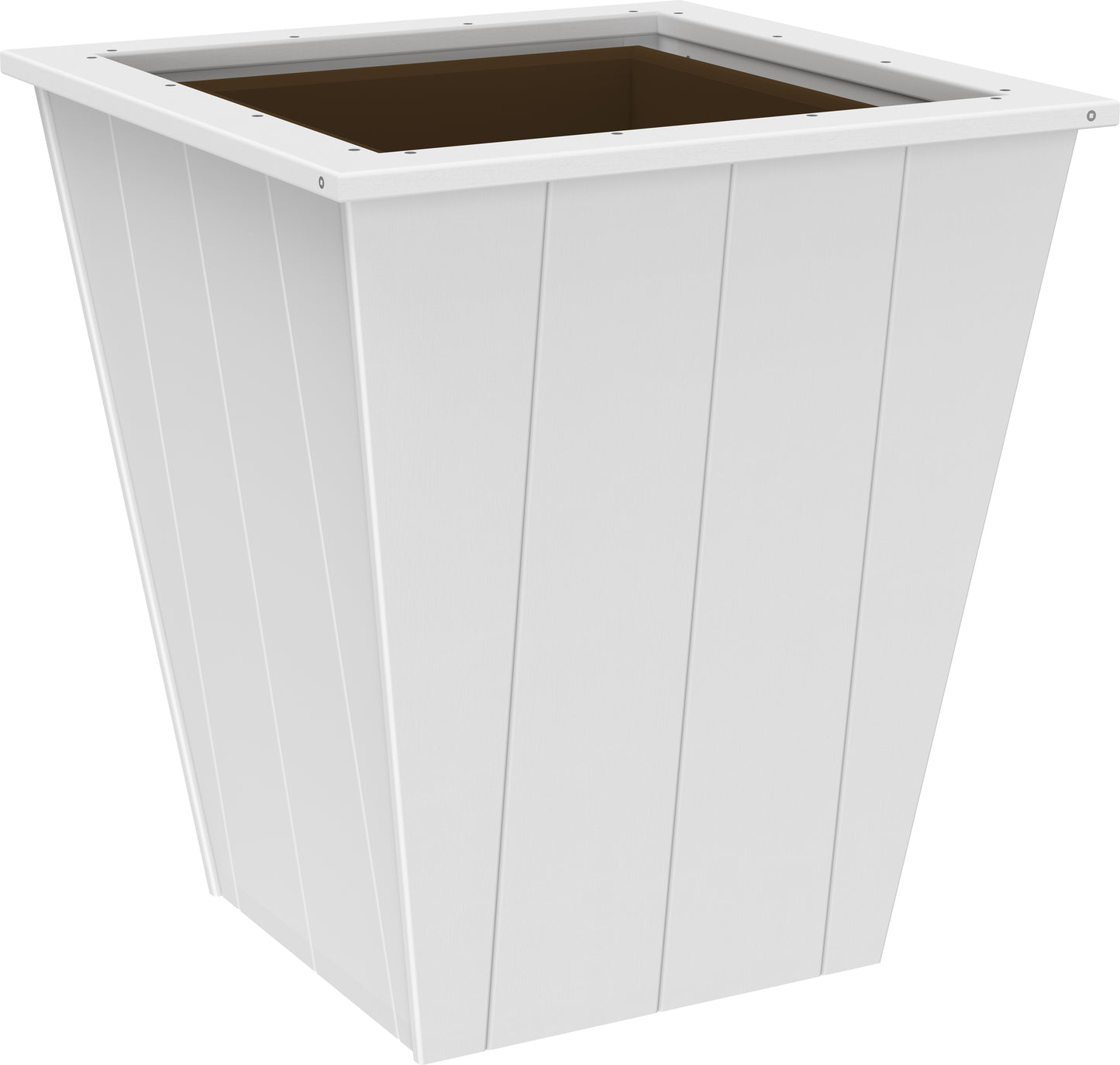 Elite Planter (26") White