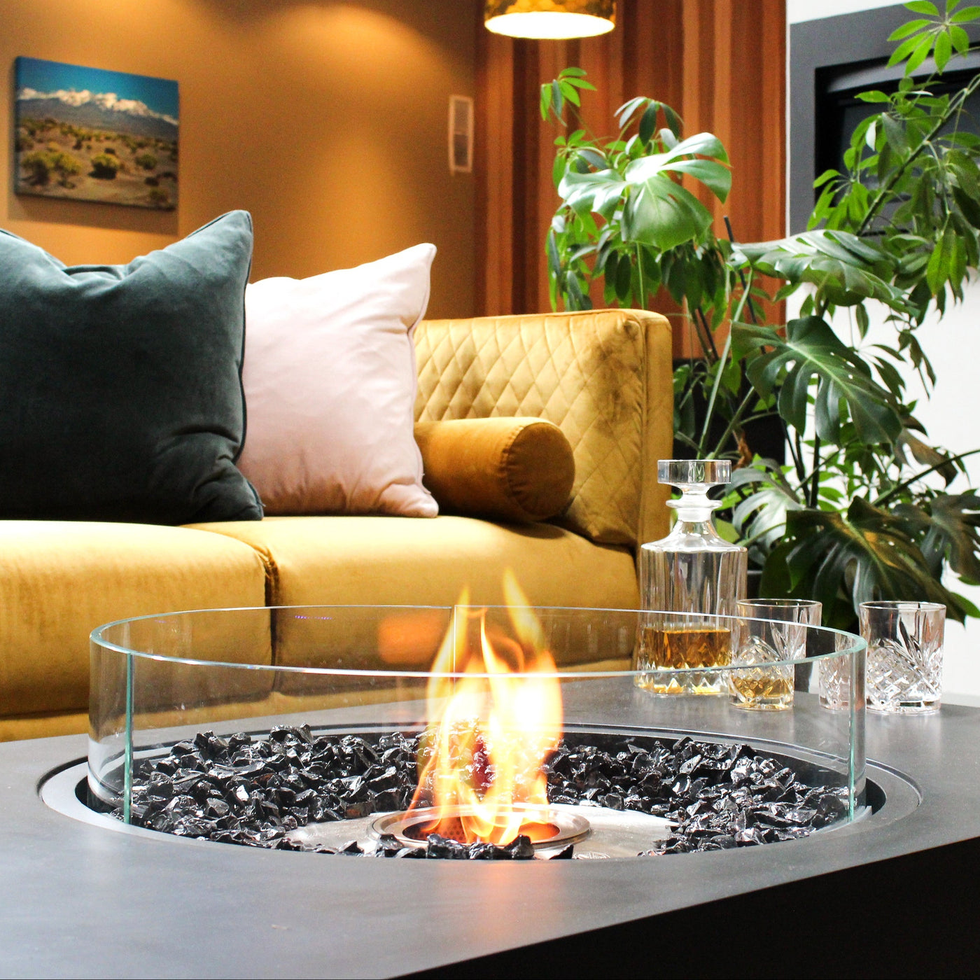 Martini 50 Fire Table w/ Ethanol Burner