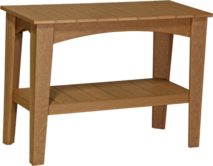 Island Buffet Table Antique Mahogany