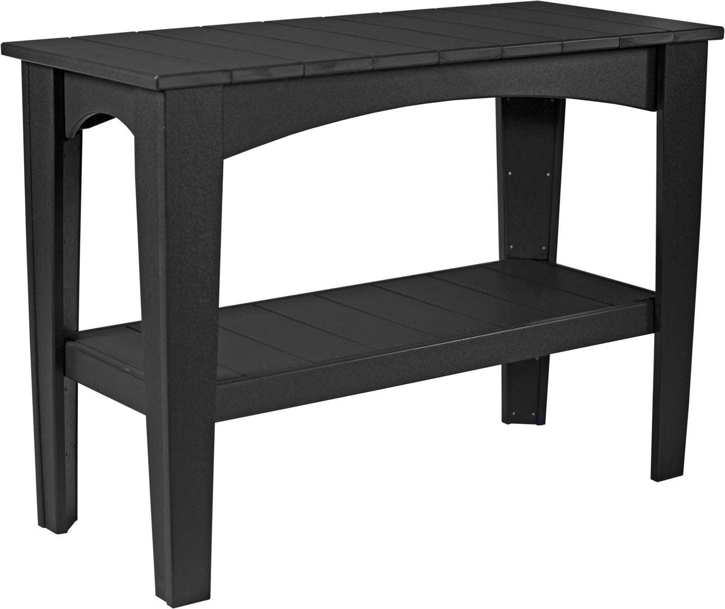 Island Buffet Table Black