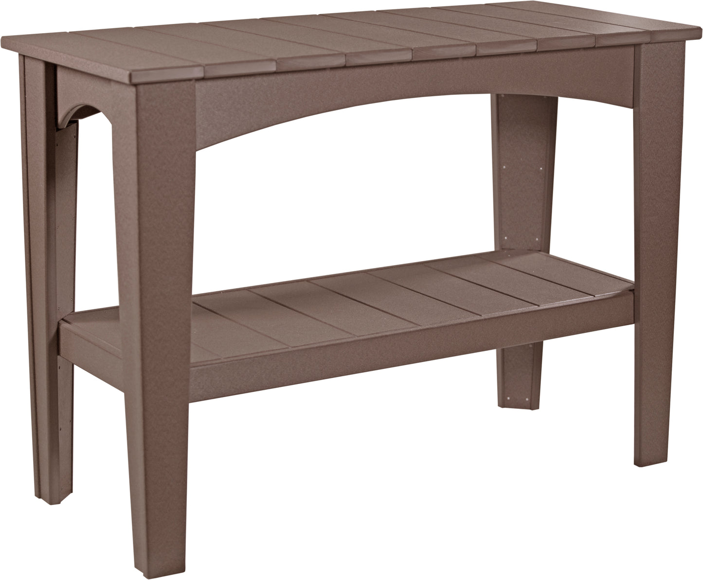 Island Buffet Table Chestnut Brown