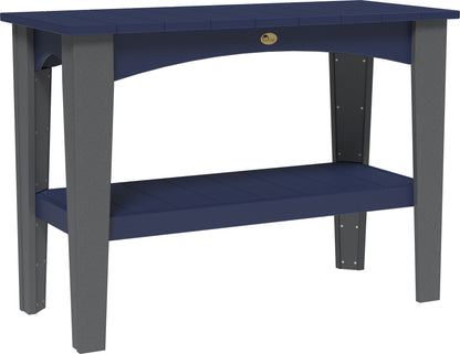 Island Buffet Table Patriot Blue & Slate