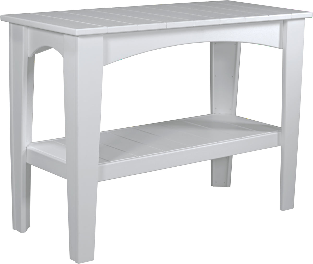 Island Buffet Table White
