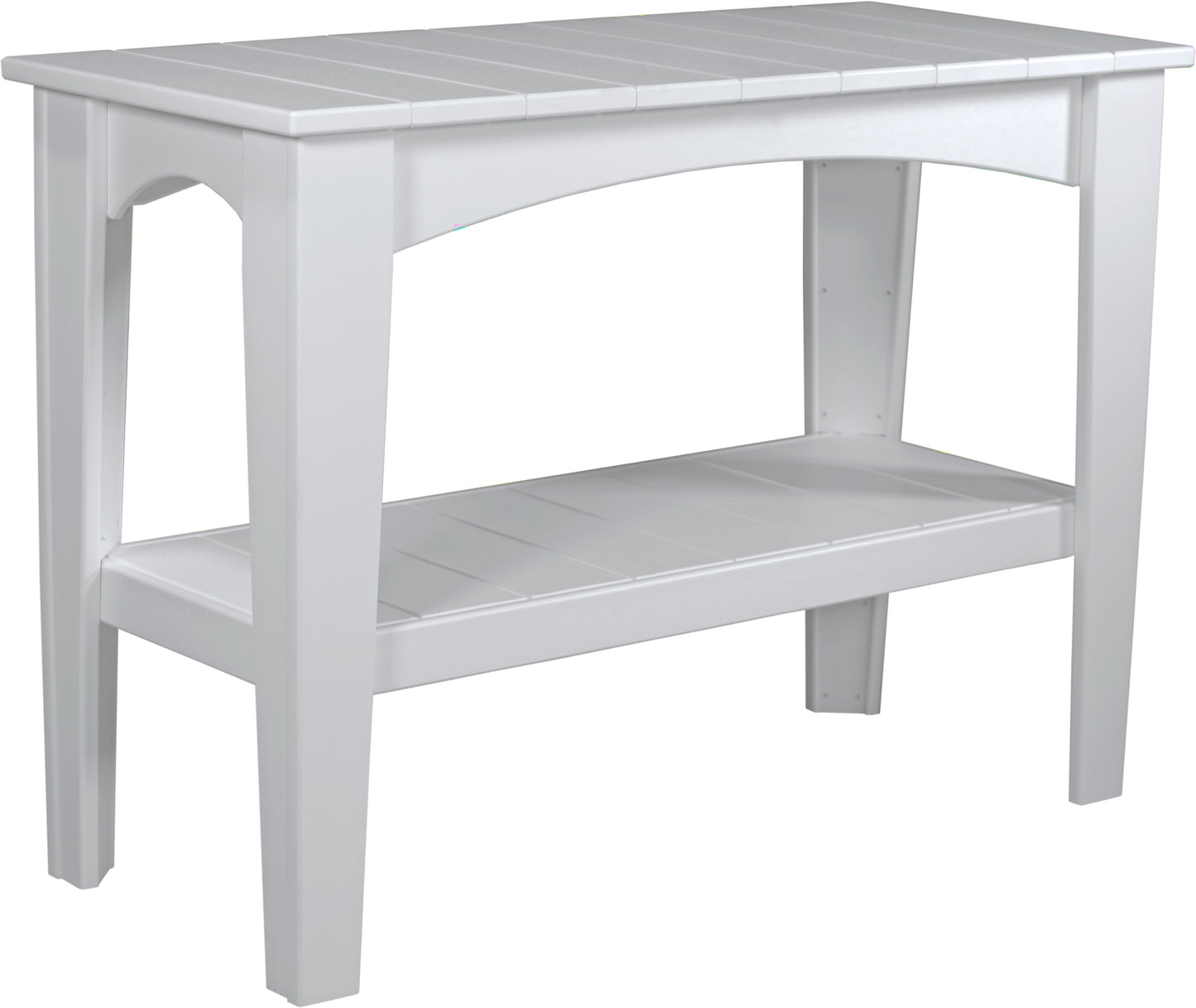 Island Buffet Table White
