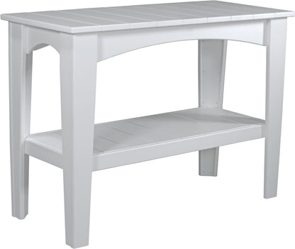 Island Buffet Table White