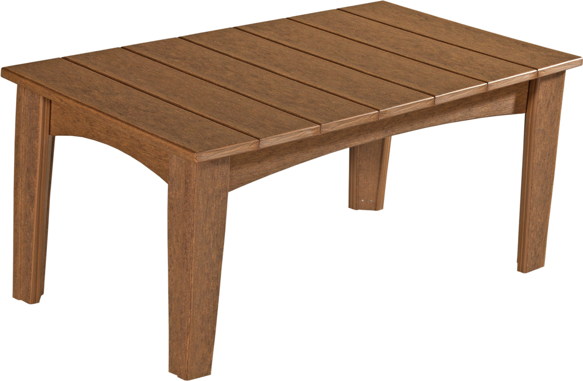 Island Coffee Table Antique Mahogany