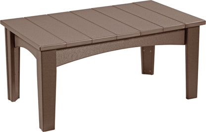 Island Coffee Table Chestnut Brown