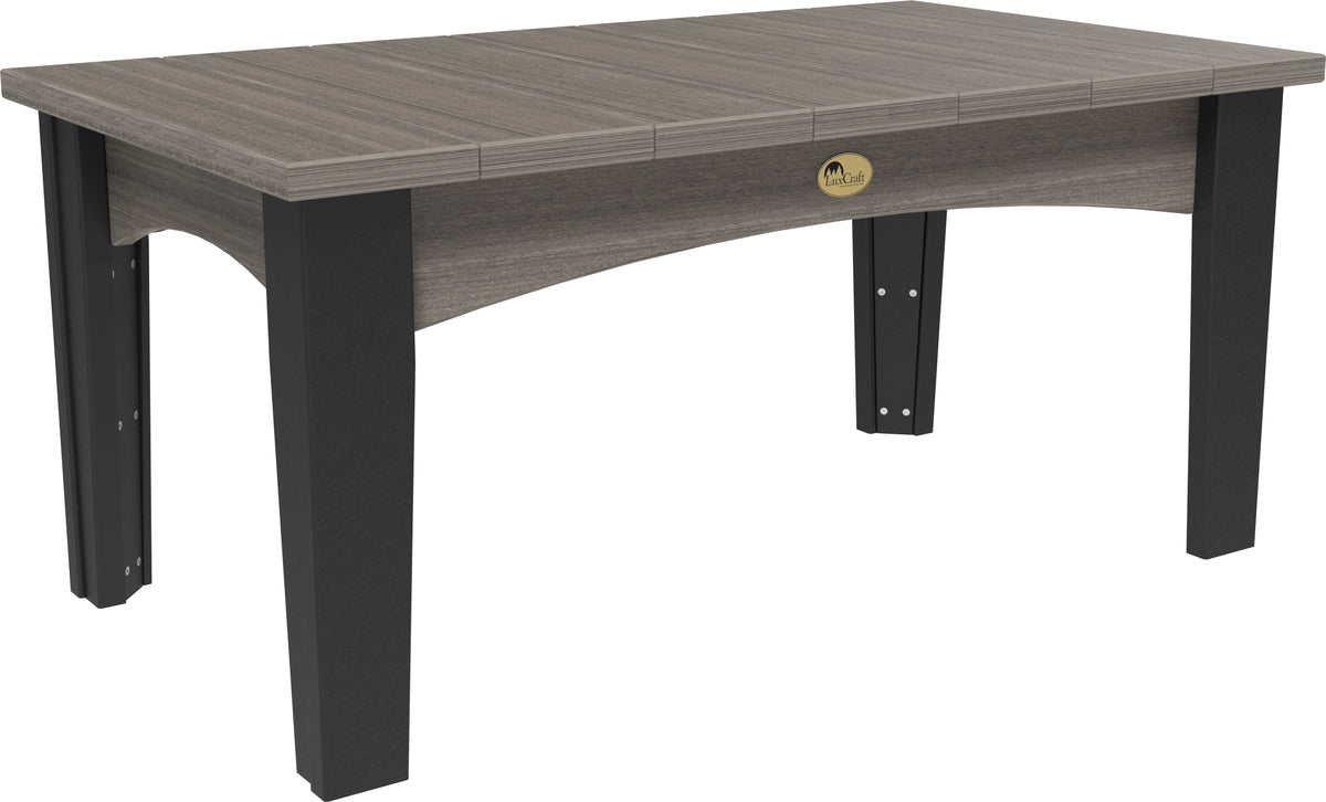 Island Coffee Table Coastal Gray & Black