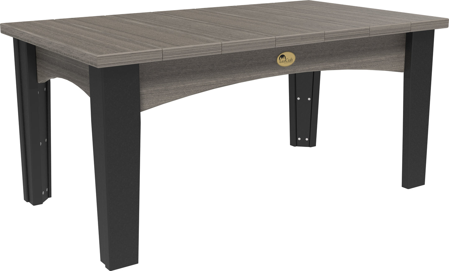 Island Coffee Table Coastal Gray & Black
