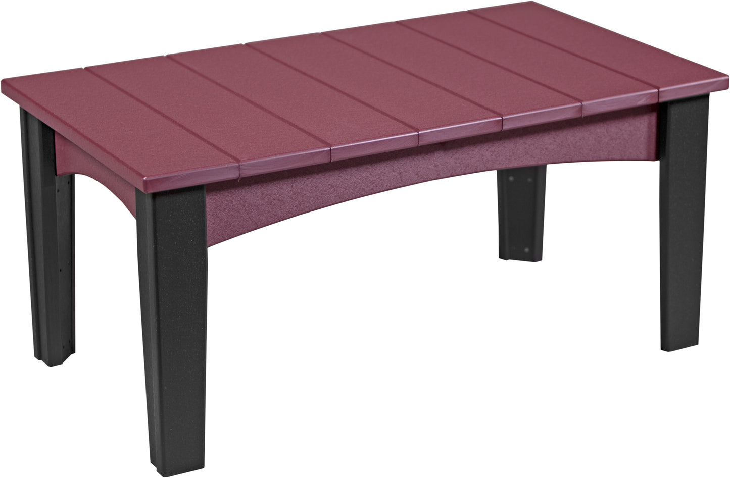 Island Coffee Table Cherrywood & Black