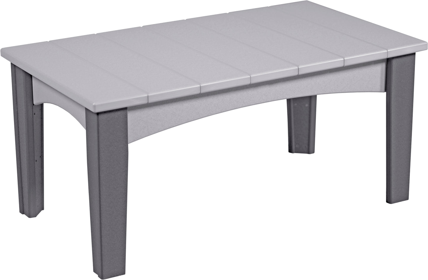Island Coffee Table Dove Gray & Slate