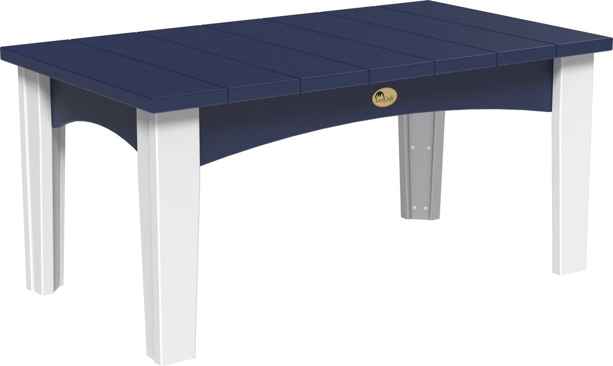 Island Coffee Table Patriot Blue & White