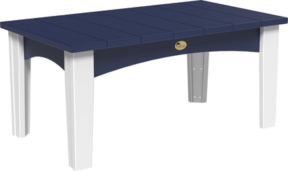 Island Coffee Table Patriot Blue & White