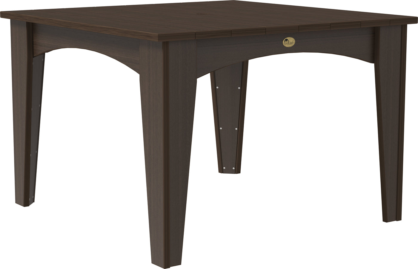 Island Dining Table (44" Square) Brazilian Walnut