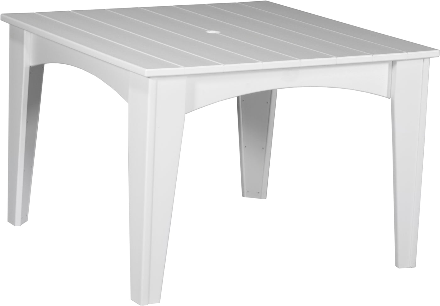 Island Dining Table (44" Square) White