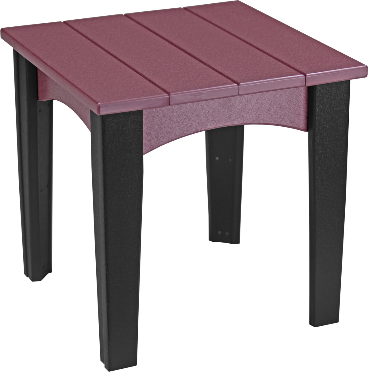 Island End Table Cherrywood & Black