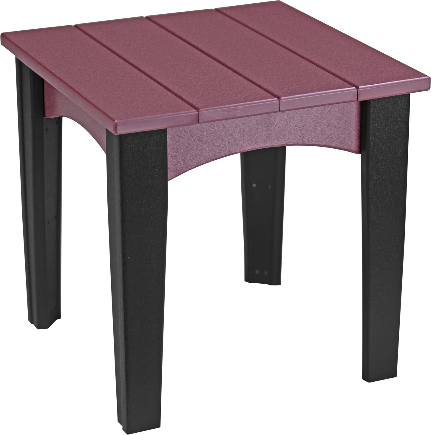 Island End Table Cherrywood & Black