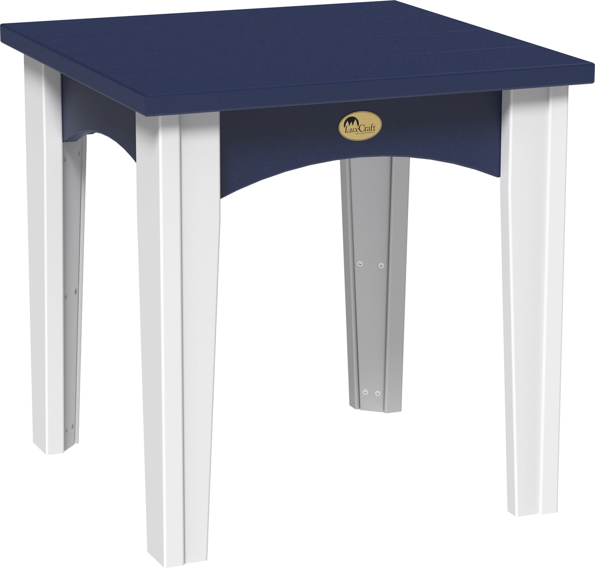 Island End Table Patriot Blue & White
