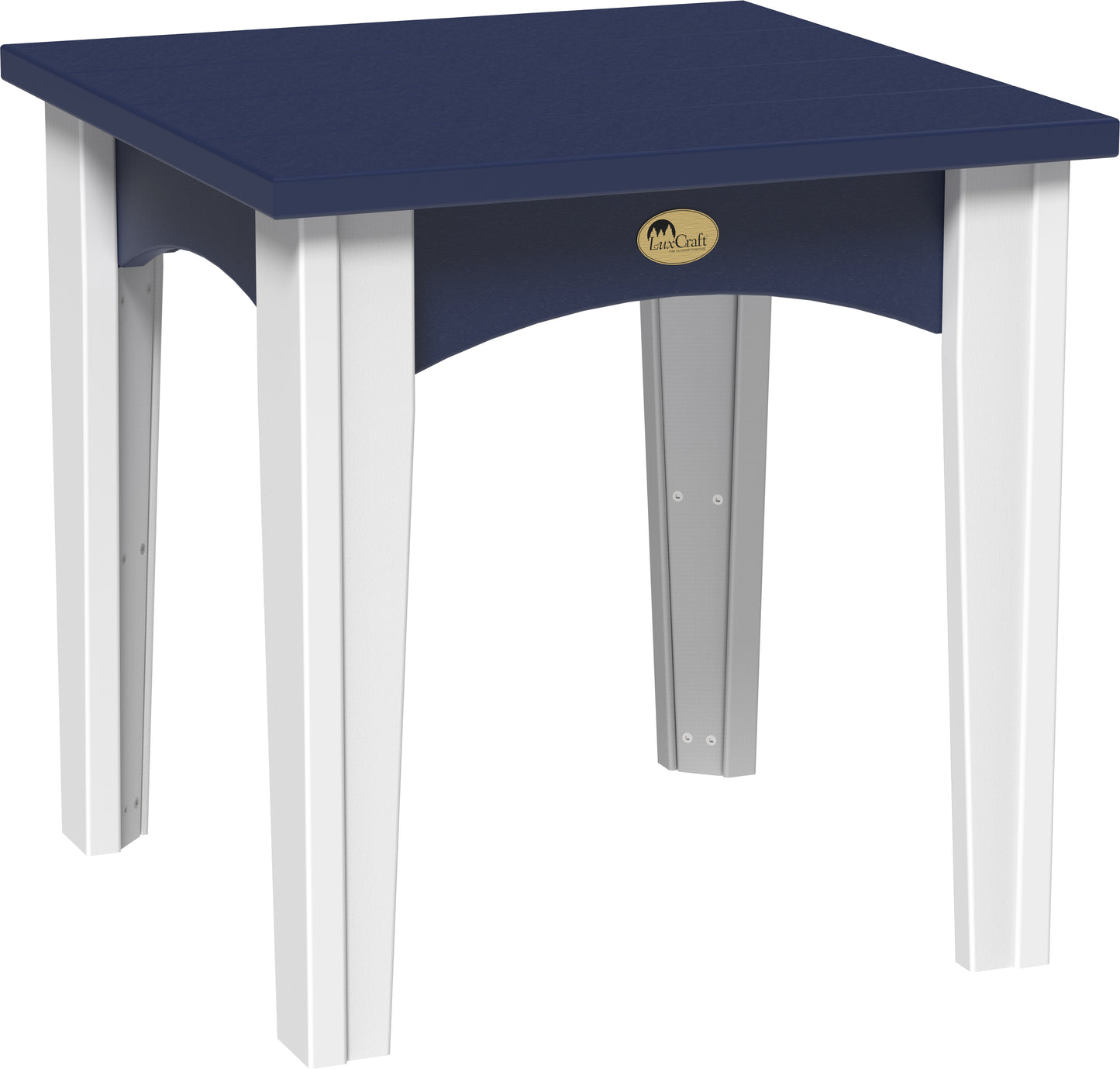 Island End Table Patriot Blue & White