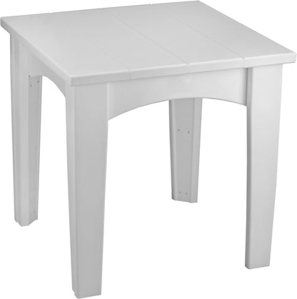 Island End Table White