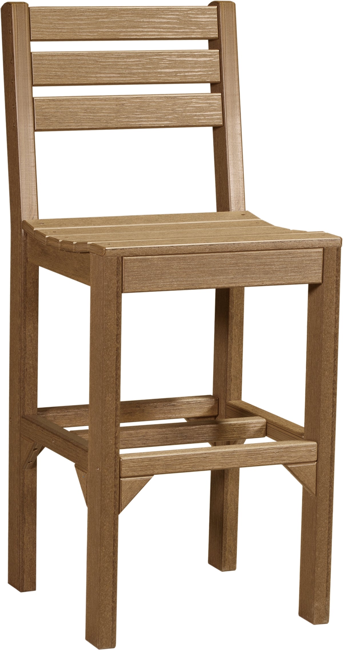 Island Side Chair Antique Mahogany / Bar Height