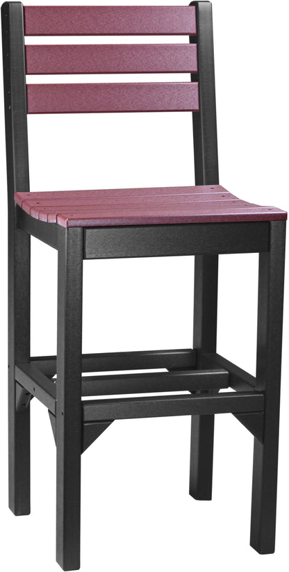 Island Side Chair Cherrywood & Black / Bar Height