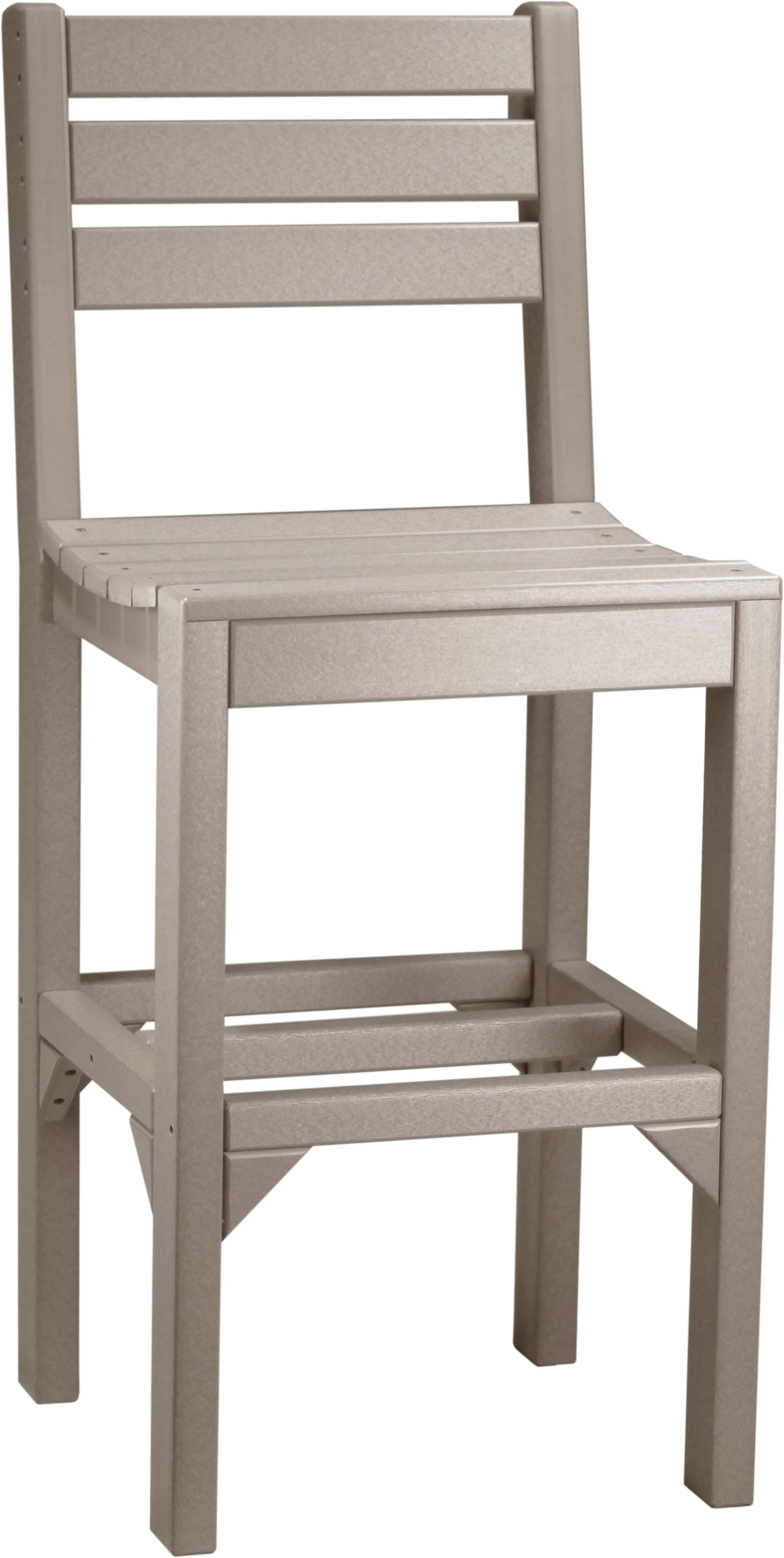 Island Side Chair Weatherwood / Bar Height
