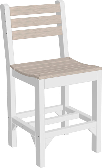 Island Side Chair Birch & White / Counter Height