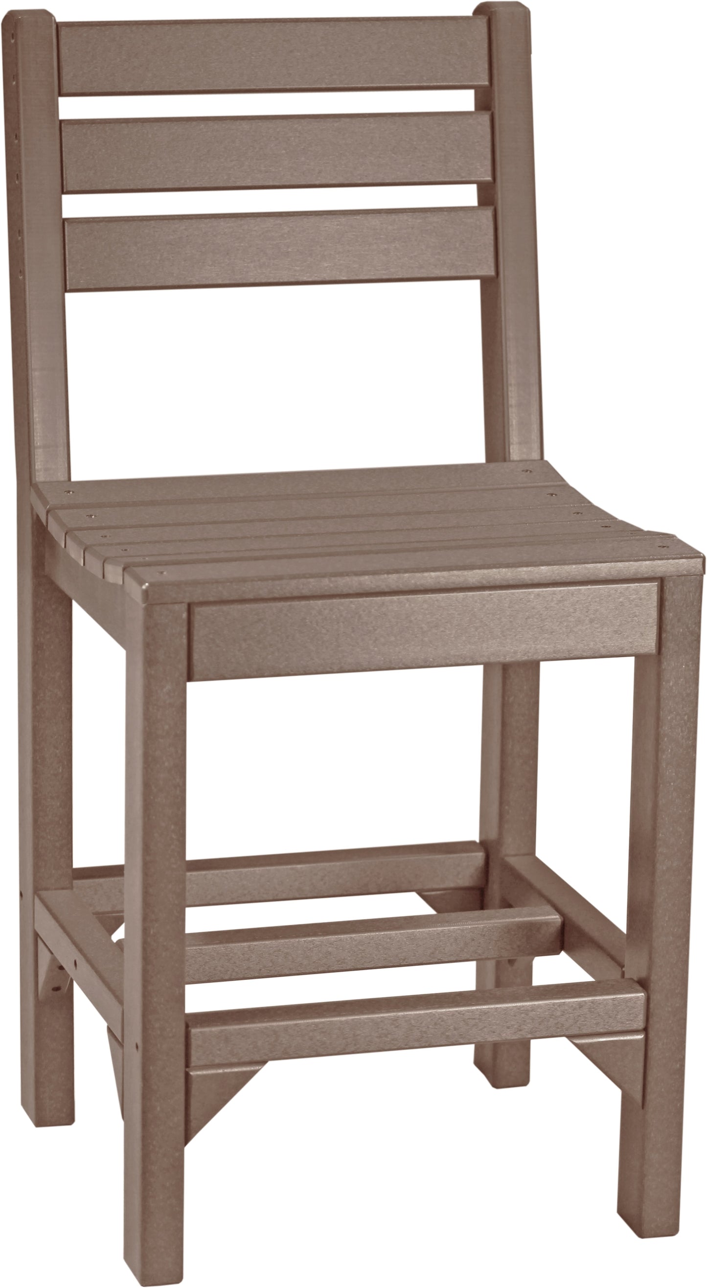 Island Side Chair Chestnut Brown / Counter Height