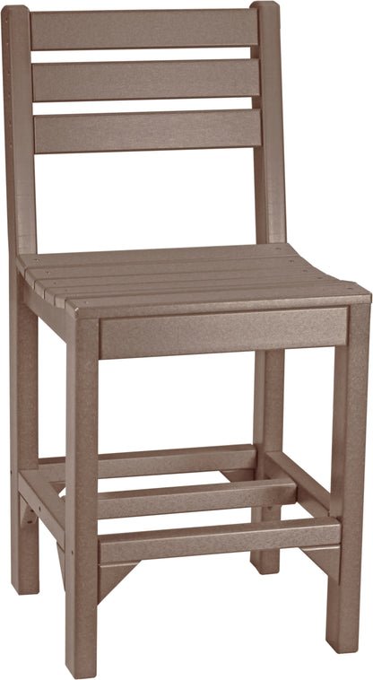Island Side Chair Chestnut Brown / Counter Height
