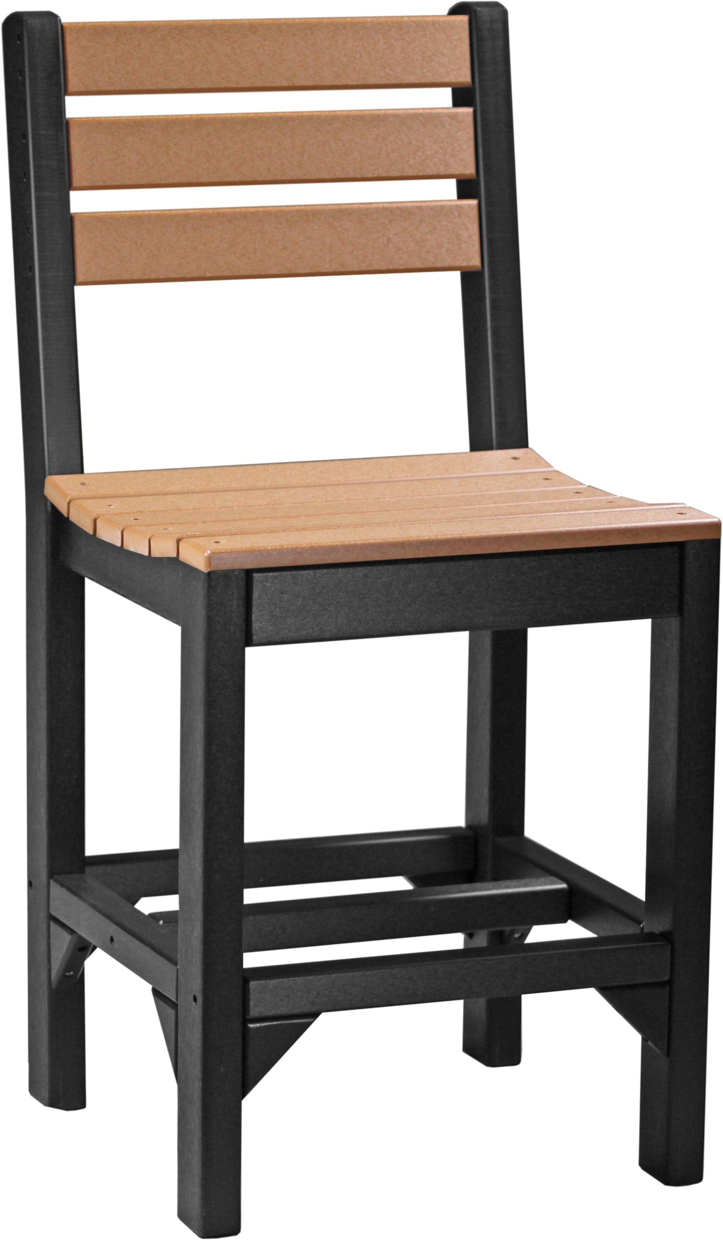 Island Side Chair Cedar & Black / Counter Height