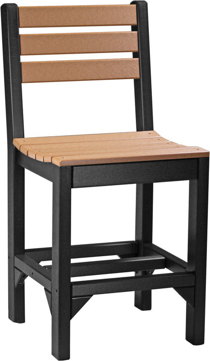 Island Side Chair Cedar & Black / Counter Height