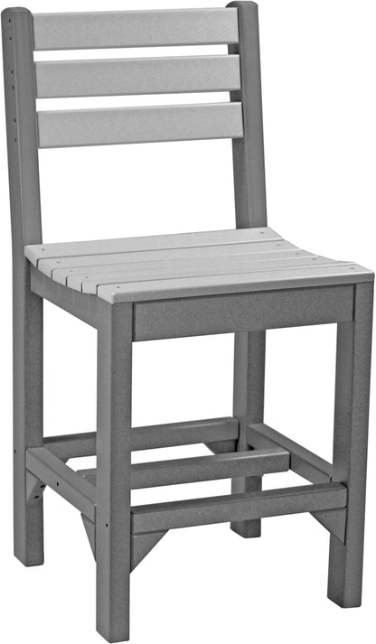 Island Side Chair Dove Gray & Slate / Counter Height