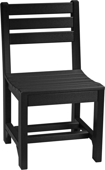 Island Side Chair Black / Dining Height