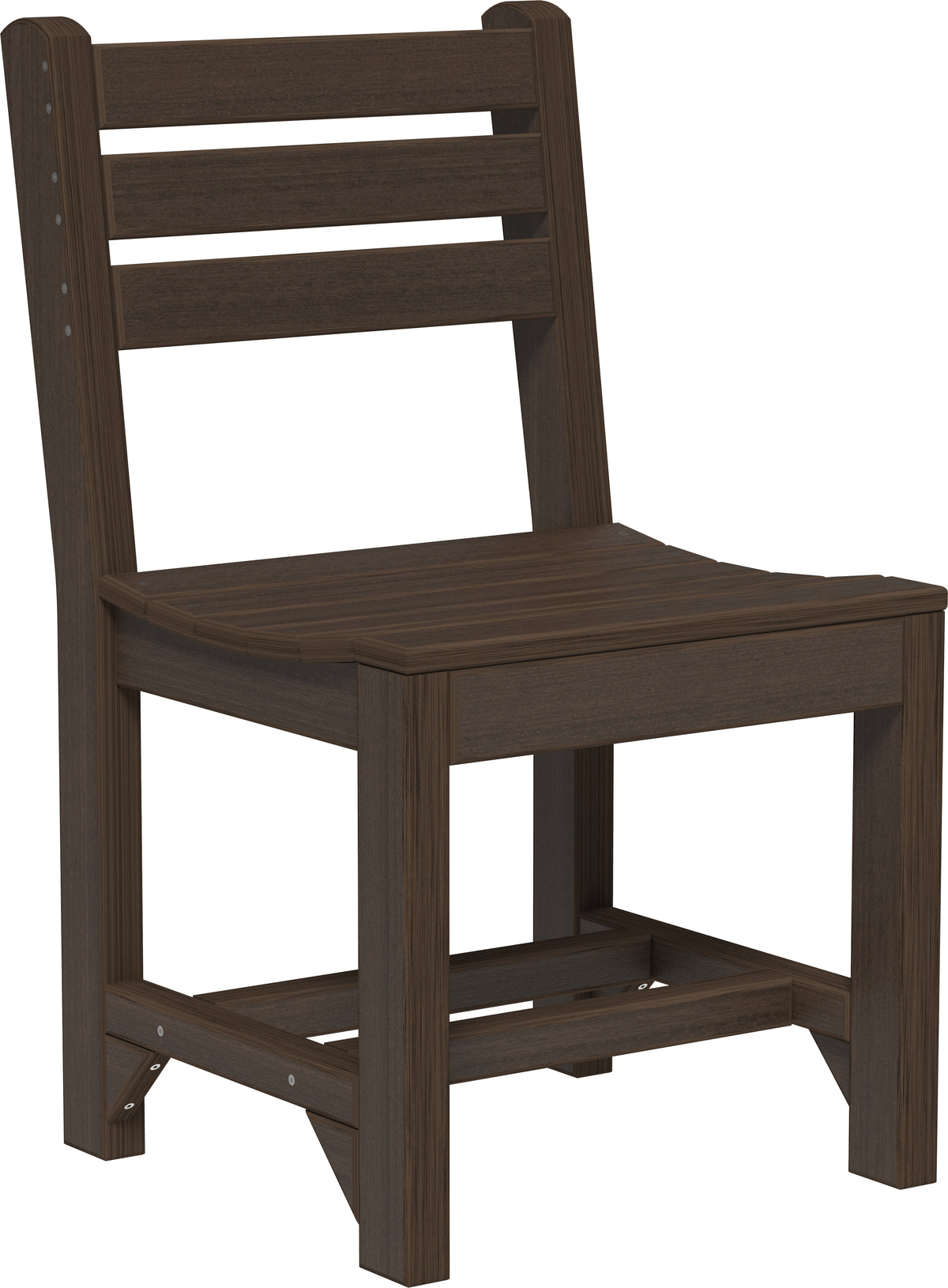 Island Side Chair Brazilian Walnut / Dining Height