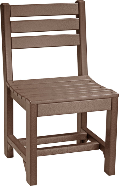 Island Side Chair Chestnut Brown / Dining Height