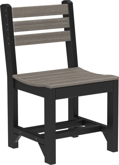 Island Side Chair Coastal Gray & Black / Dining Height