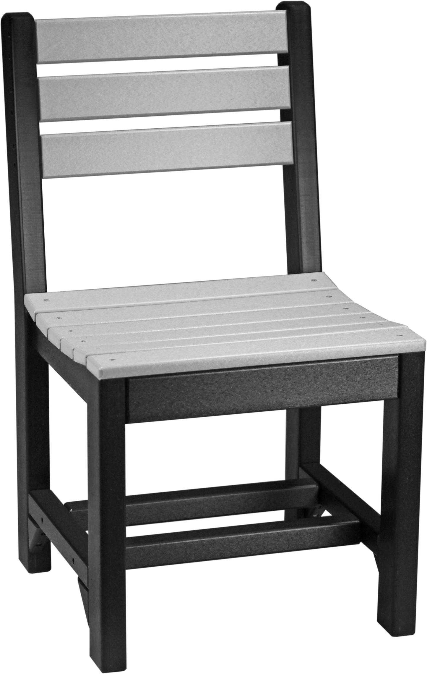 Island Side Chair Dove Gray & Black / Dining Height