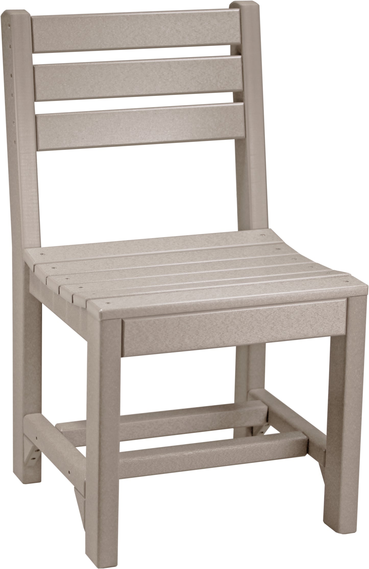Island Side Chair Weatherwood / Dining Height