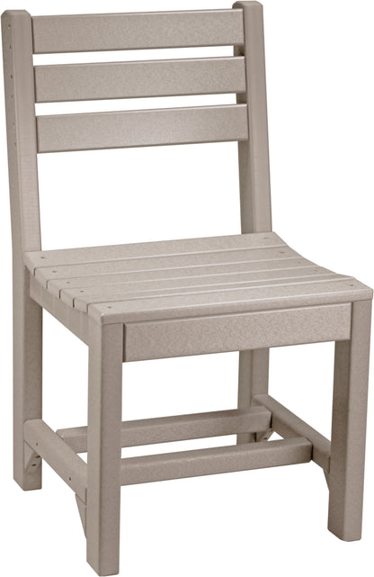 Island Side Chair Weatherwood / Dining Height