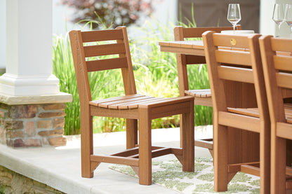 Island Side Chair Antique Mahogany / Dining Height