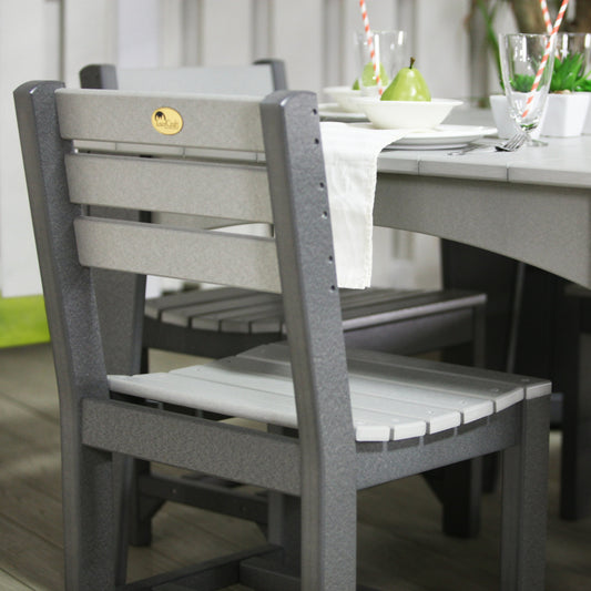 Island Side Chair Dove Gray & Slate / Dining Height