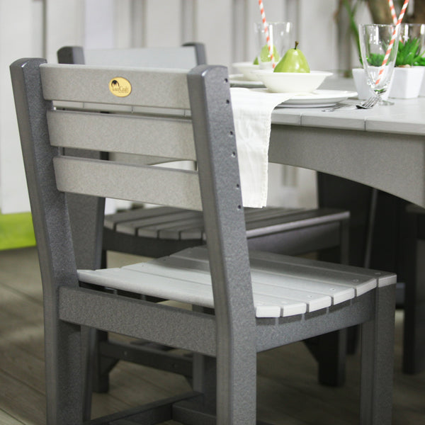 Island Side Chair Dove Gray & Slate / Dining Height
