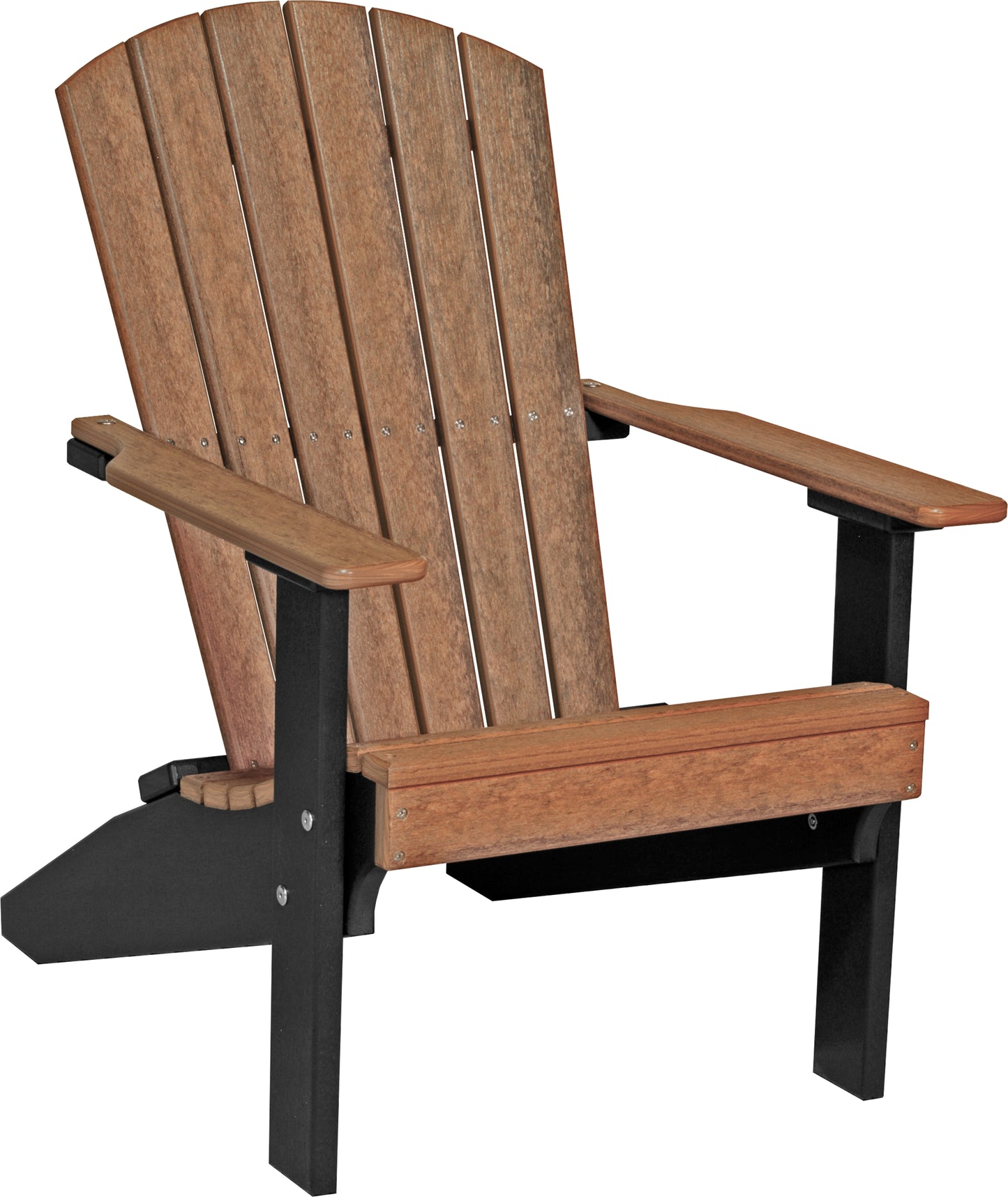 Lakeside Adirondack Chair Antique Mahogany & Black