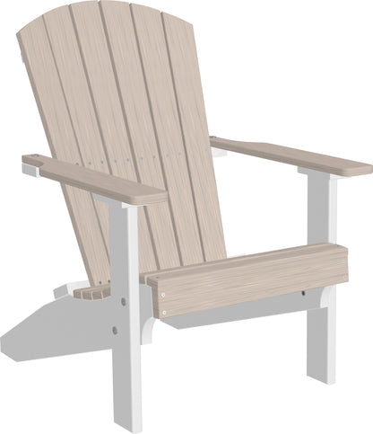 Lakeside Adirondack Chair Birch & White