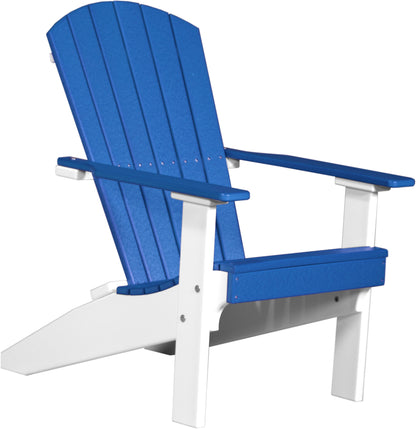 Lakeside Adirondack Chair Blue & White