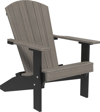 Lakeside Adirondack Chair Coastal Gray & Black