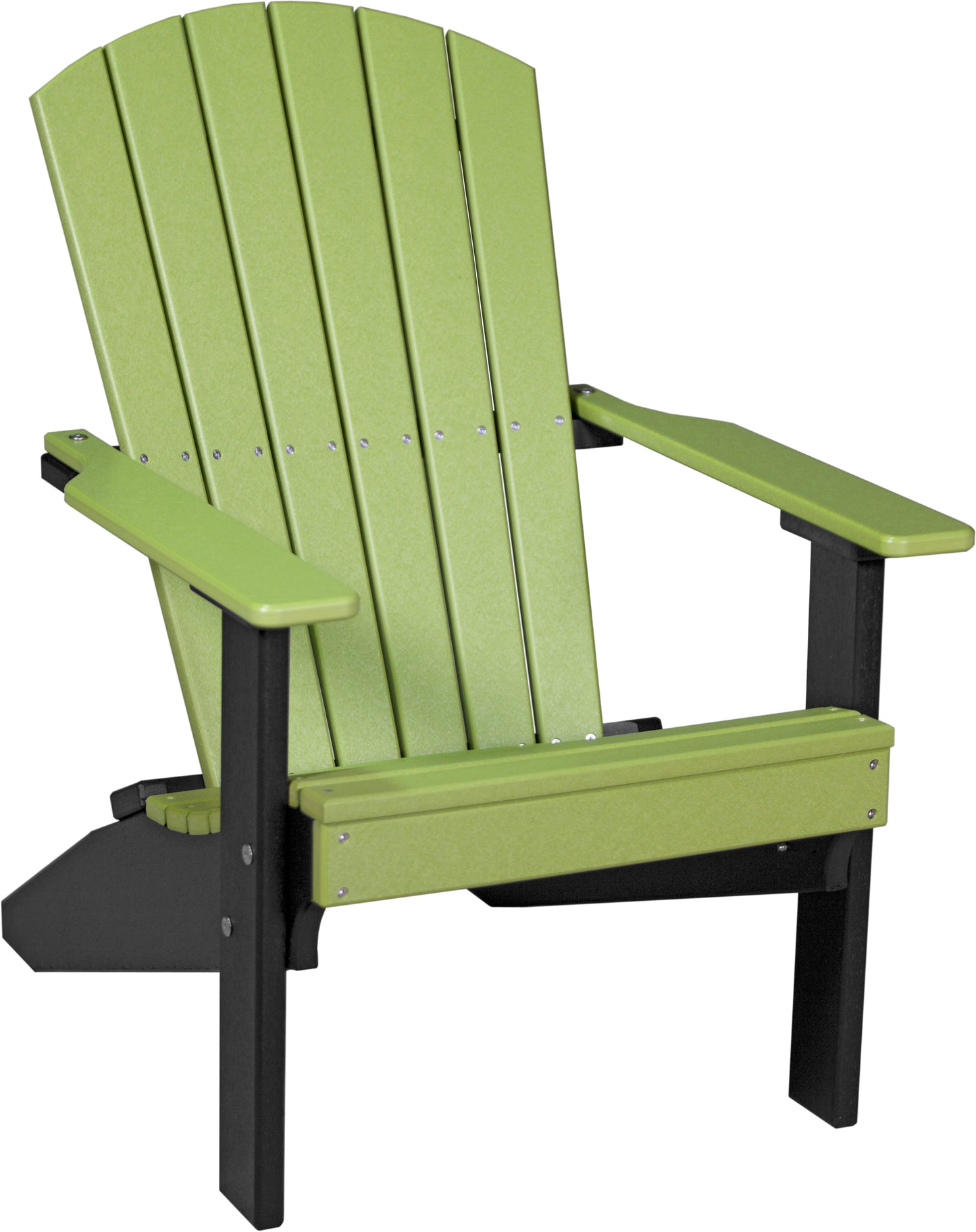 Lakeside Adirondack Chair Lime Green & Black
