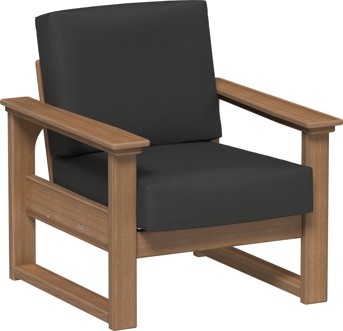 Lanai Deep Seating Chair Antique Mahogany / Spectrum Carbon