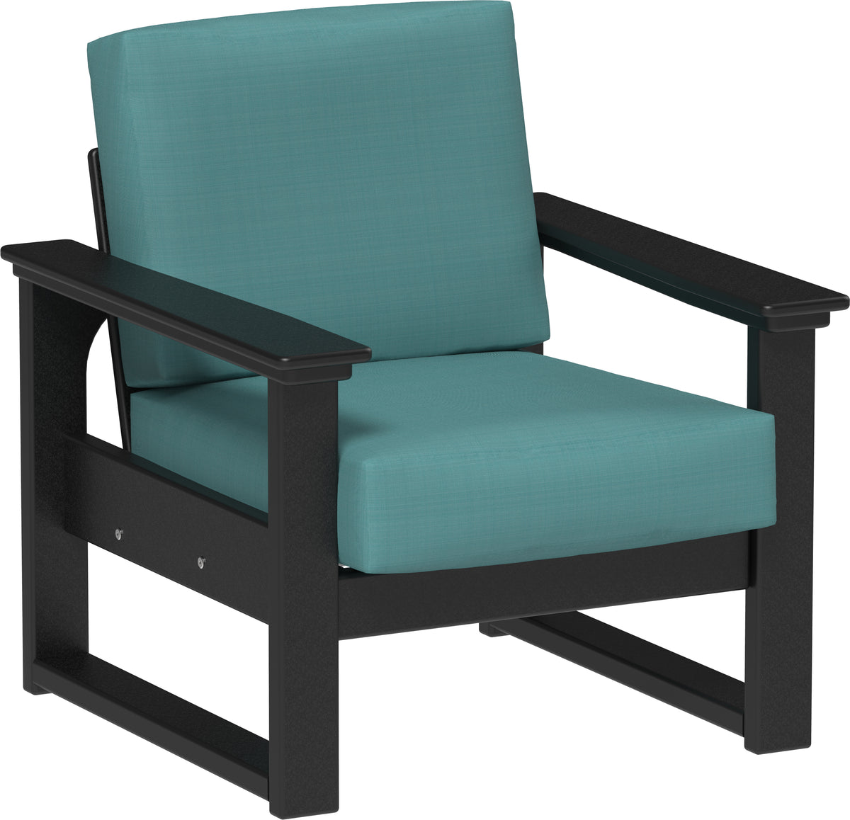 Lanai Deep Seating Chair Black / Cast Breeze